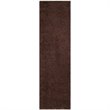 Safavieh Laguna Shag 4' X 6' Power Loomed Polypropylene Rug in Brown