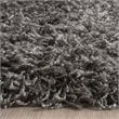 Safavieh Laguna Shag 3' X 5' Power Loomed Rug in Dark Gray