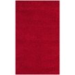 Safavieh Laguna Shag 3' X 5' Power Loomed Polypropylene Rug in Red