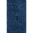 Safavieh Laguna Shag 4' X 6' Power Loomed Polypropylene Rug in Blue