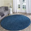 Safavieh Laguna Shag 8' X 10' Power Loomed Polypropylene Rug in Blue