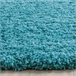 Safavieh Laguna Shag 3' X 5' Power Loomed Rug in Turquoise