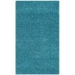 Safavieh Laguna Shag 8' X 10' Power Loomed Rug in Turquoise