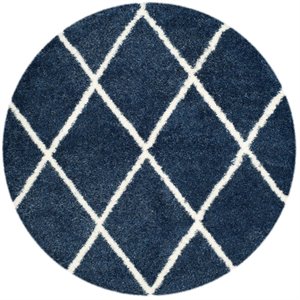 Safavieh Montreal Shag 6'7&quot Round Power Loomed Rug