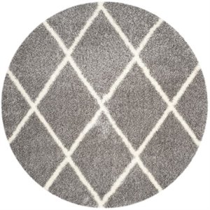 Safavieh Montreal Shag 6'7&quot Round Power Loomed Rug