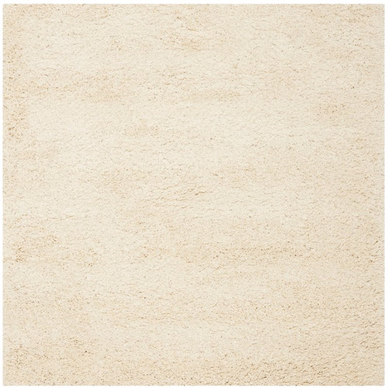 Safavieh Santa Monica Shag 3' X 5' Power Loomed Rug in Ivory