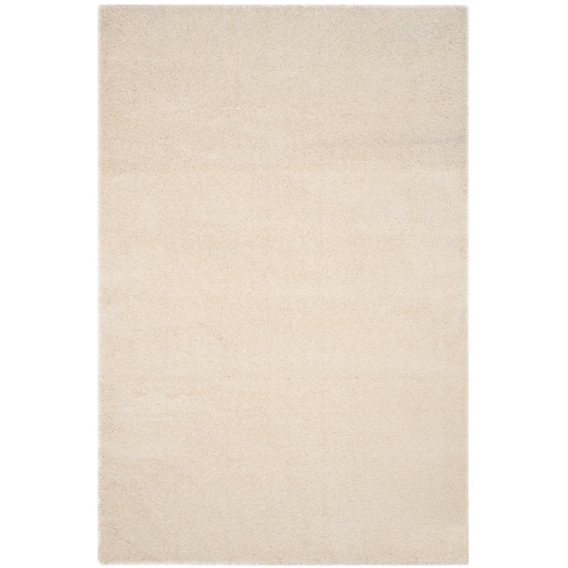 Safavieh Santa Monica Shag 9' X 12' Power Loomed Rug in Ivory