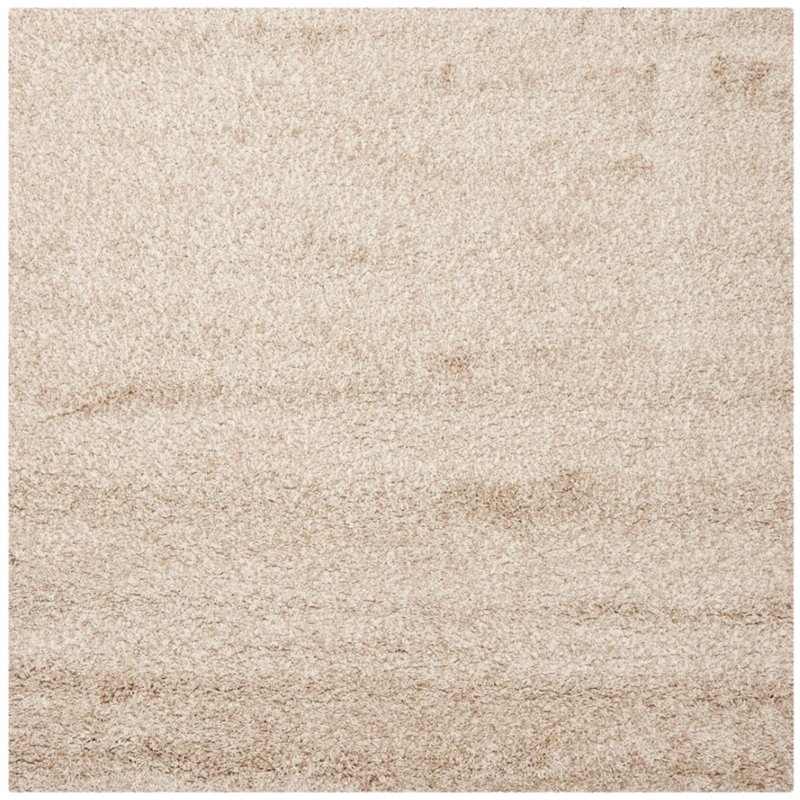 Safavieh Santa Monica Shag 3' X 5' Power Loomed Rug in Beige