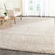 Safavieh Santa Monica Shag 3' X 5' Power Loomed Rug in Beige