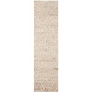 Safavieh Santa Monica Shag 4' X 6' Power Loomed Rug in Beige