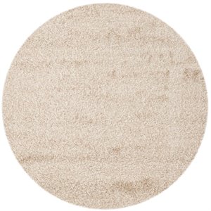 Safavieh Santa Monica Shag 6'7&quot Round Power Loomed Rug