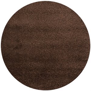 Safavieh Santa Monica Shag 6'7&quot Round Power Loomed Rug