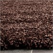 Safavieh Santa Monica Shag 9' X 12' Power Loomed Rug in Brown