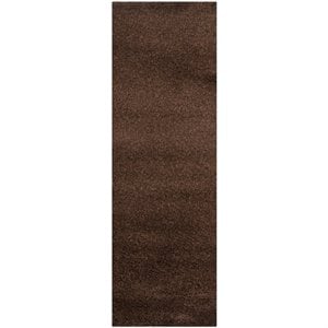 Safavieh Santa Monica Shag 9' X 12' Power Loomed Rug in Brown