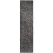 Safavieh Santa Monica Shag 4' X 6' Power Loomed Rug in Dark Gray