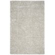 Safavieh Toronto Shag 3' X 5' Handmade Polyester Rug in Light Gray