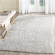 Safavieh Toronto Shag 3' X 5' Handmade Polyester Rug in Light Gray