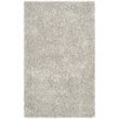 Safavieh Toronto Shag 5' X 8' Handmade Polyester Rug in Light Gray