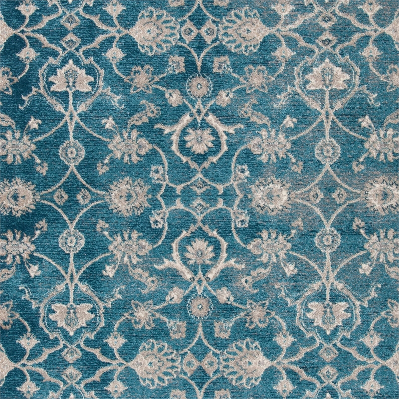 Safavieh Sofia 8' X 10' Power Loomed Rug in Blue and Beige