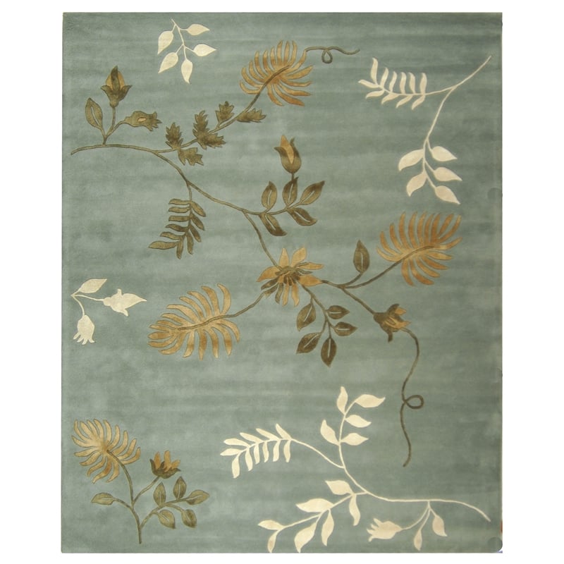 Safavieh Soho 11' X 17' Wool and Viscose Hand Tufted Rug in Light Blue