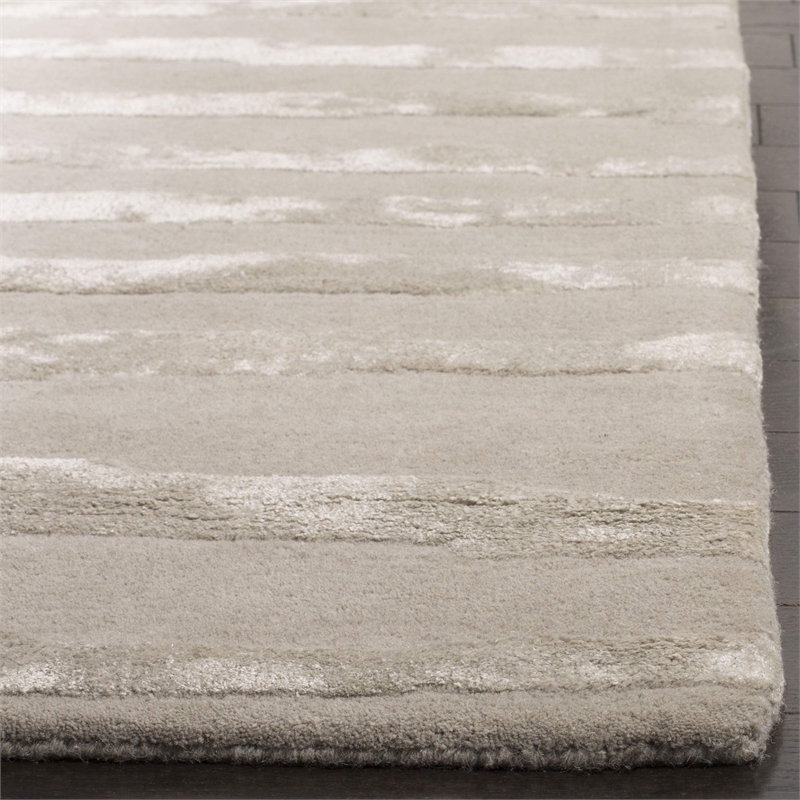 Safavieh Soho 9' X 12' Hand Tufted Wool Rug in Gray