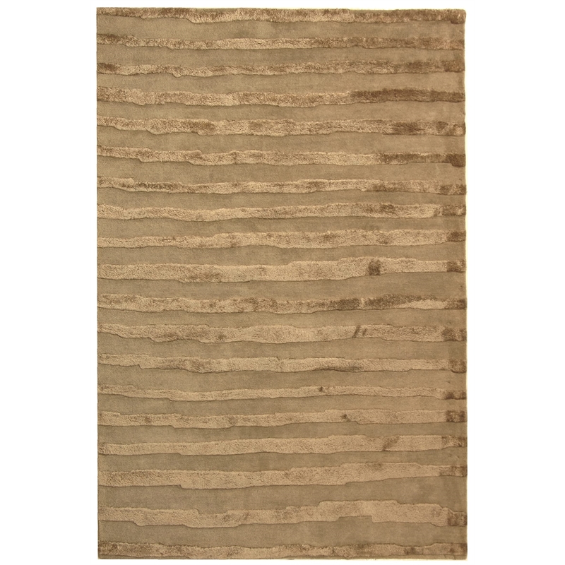 Safavieh Soho 9' X 12' Hand Tufted Wool Rug in Beige and Gold