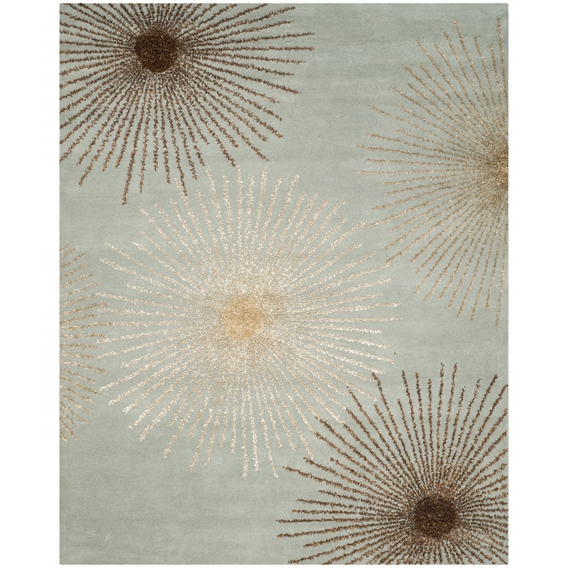 Safavieh Soho 8' X 10' Hand Tufted Wool Rug in Light Blue