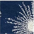 Safavieh Soho 2' X 3' Hand Tufted Wool Rug in Dark Blue and Ivory