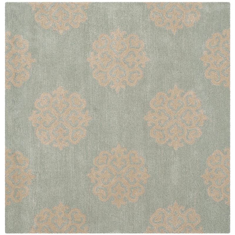 Safavieh Soho 4' Square Hand Tufted Wool Rug