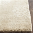 Safavieh Soho 9' X 12' Hand Tufted Wool Rug in Beige and Ivory