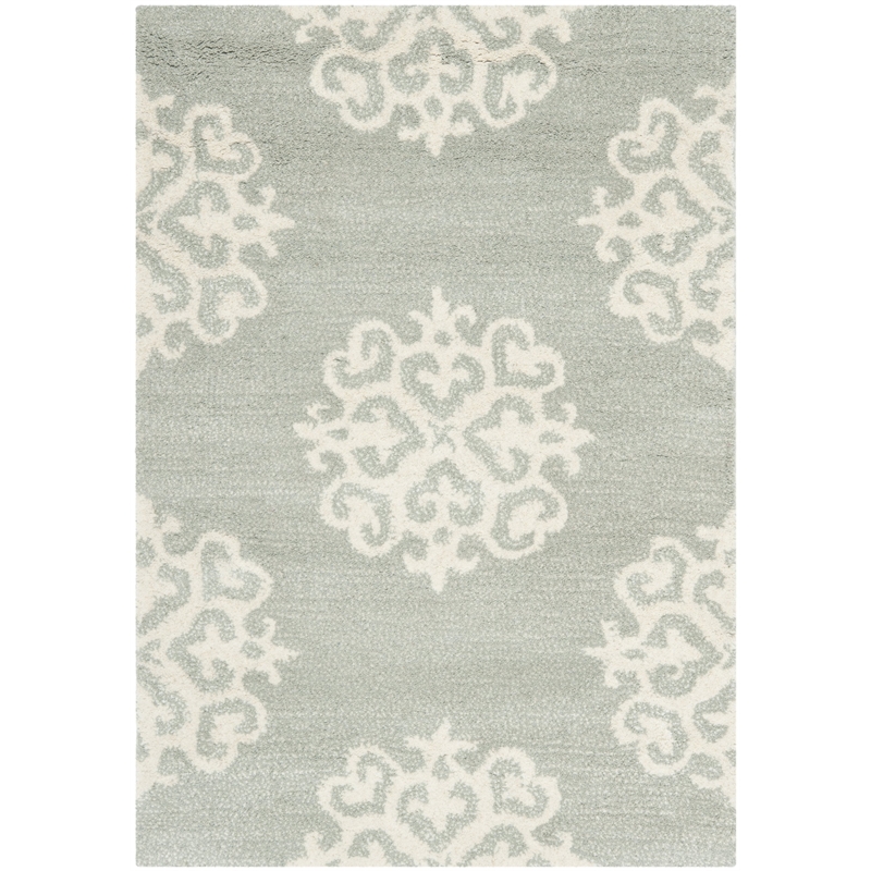 Safavieh Soho 2' X 3' Hand Tufted Wool Rug in Gray and Ivory
