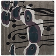 Safavieh Soho 6' Square Hand Tufted Wool Rug in Gray and Blue
