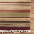 Safavieh Striped Kilim 10' X 14' Hand Woven Wool Pile Rug in Red