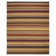 Safavieh Striped Kilim 10' X 14' Hand Woven Wool Pile Rug in Gold