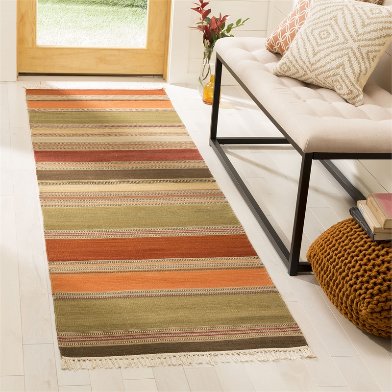 Safavieh Striped Kilim 2'3