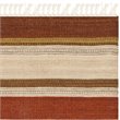 Safavieh Striped Kilim 4' X 6' Hand Woven Wool Pile Rug