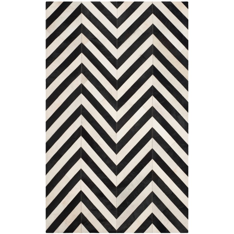 Safavieh Studio Leather 5' X 8' Hand Woven Leather Rug