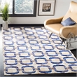 Safavieh Studio Leather 4' X 6' Hand Woven Leather Rug in Ivory