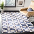 Safavieh Studio Leather 5' X 8' Hand Woven Leather Rug in Ivory