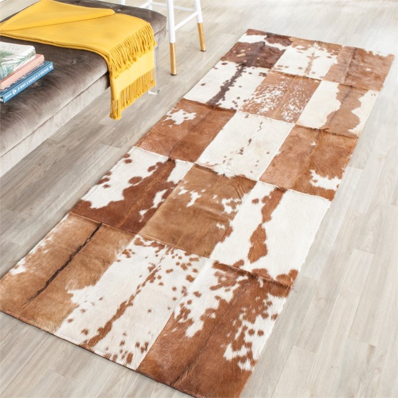 Safavieh Studio Leather 5' X 8' Hand Woven Leather Rug