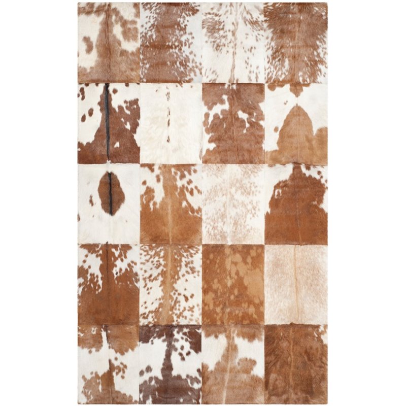 Safavieh Studio Leather 5' X 8' Hand Woven Leather Rug