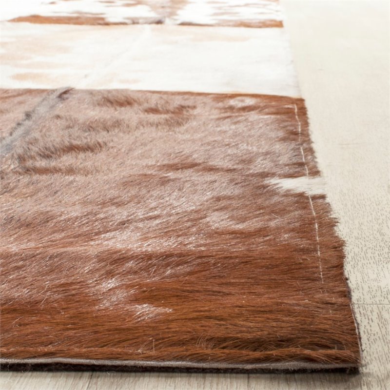 Safavieh Studio Leather 5' X 8' Hand Woven Leather Rug