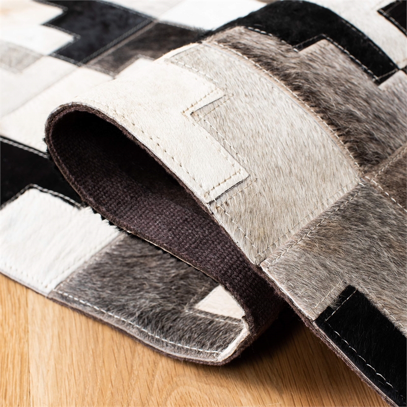 Safavieh Studio Leather 3' X 5' Hand Woven Leather Rug