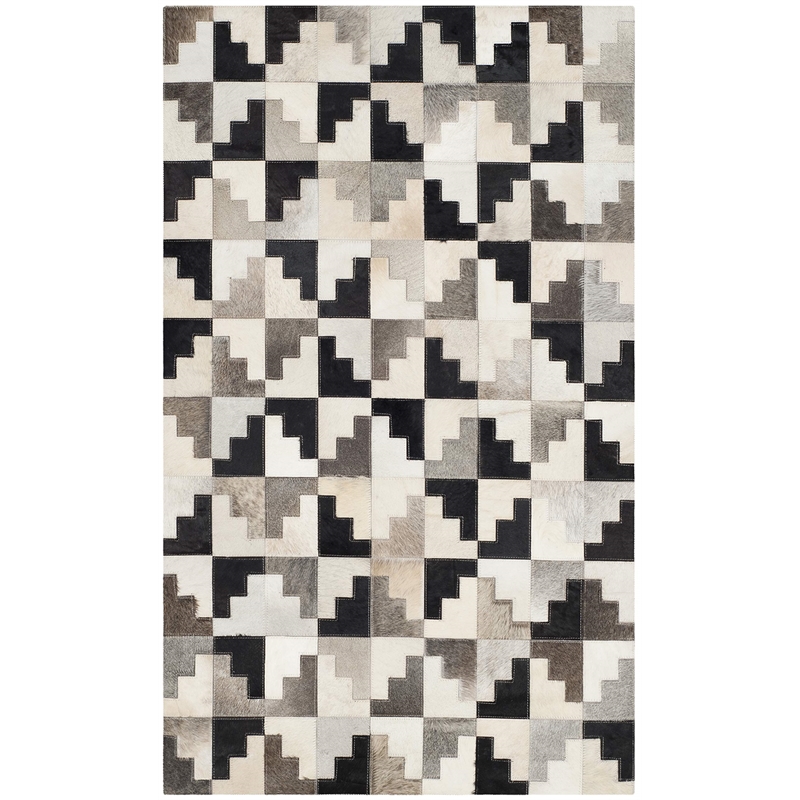 Safavieh Studio Leather 5' X 8' Hand Woven Leather Rug