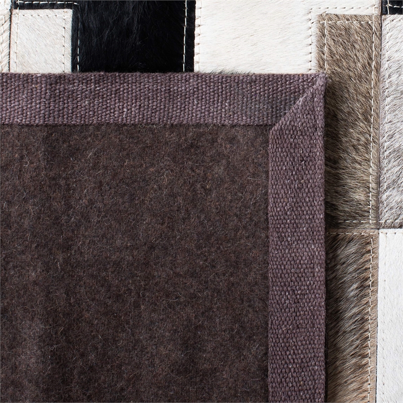 Safavieh Studio Leather 5' X 8' Hand Woven Leather Rug