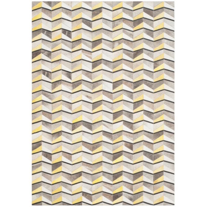 Safavieh Studio Leather 4' X 6' Hand Woven Leather Rug