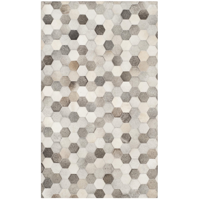 Safavieh Studio Leather 4' X 6' Hand Woven Leather Rug