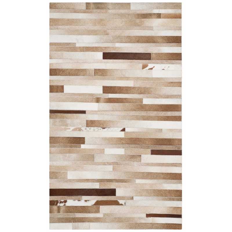 Safavieh Studio Leather 4' X 6' Hand Woven Leather Rug