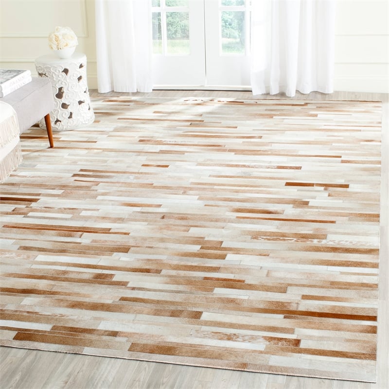 Safavieh Studio Leather 8' X 10' Hand Woven Leather Rug