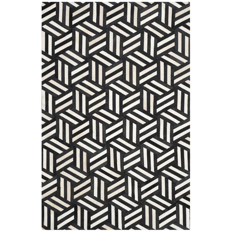 Safavieh Studio Leather 4' X 6' Hand Woven Leather Rug